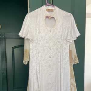 New Frontier White Vintage Dress - with tags!